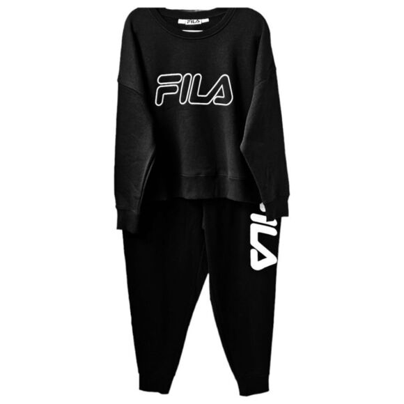 FILA PLUS SIZE New Women's Black Two Piece Jogger Set 2X - Picture 6 of 16